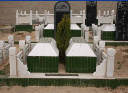 回民墓型展示